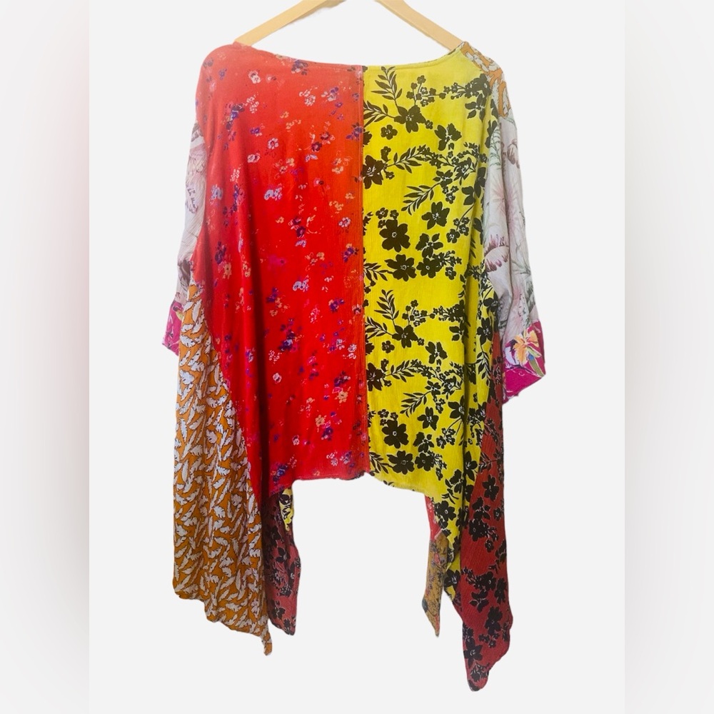 Sacred Threads Light Weight Patchwork Boho Long S… - image 2